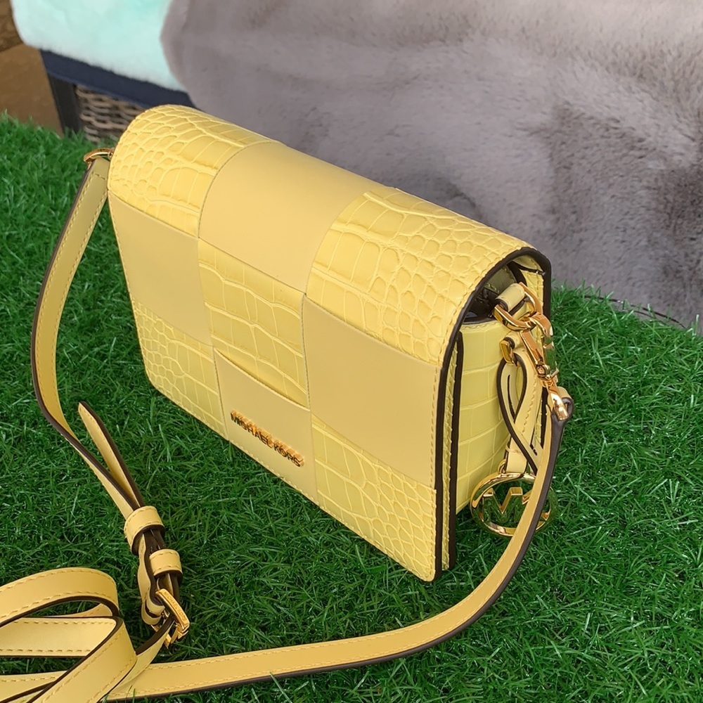 MICHAEL KORS MERCER SM CLUTCH XBODY BUTTERCUP - Picture 2 of 15
